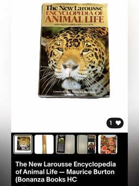 The New Larousse Encyclopedia of Animal Life - Hardcover (Gold, Brown)